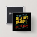 Zoek naar gehoor buttons Selectief
