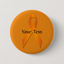 Recherche de ruban orange badges Sensibilisation