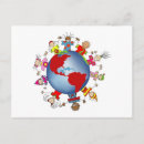 Recherche de enfants du monde cartes postales Globe