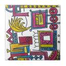 Recherche de couleurs primaires carreaux Abstrait