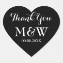 Recherche de coeur noir autocollants Monogramme