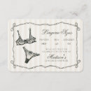 Recherche de dentelle noire invitations Bride