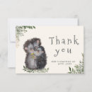 Recherche de hérisson de bébé vœux cartes Baby shower boisé