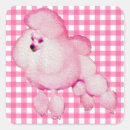 Recherche de caniche rose autocollants Caniches