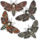 Recherche de tête de mort autocollants Papillon