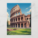 Recherche de rome italie cartes postales Vintage