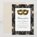 Recherche de masqué de bal invitations Vintage