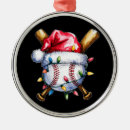 Recherche de joueur de baseball ornements Noël