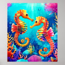 Recherche de hippocampes posters Chevaux de mer