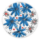 Recherche de fleurs blanches boutons et poignées de porte Aquarelle