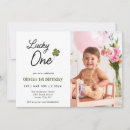 Recherche de lucky one 1ans anniversaire invitations Aquarelle