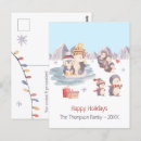 Recherche de pingouin de vacances cartes postales Pingouins mignons