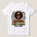 Recherche de juneteenth tshirts Reine de mélanine