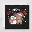 Recherche de ours de noël invitations Neige