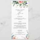 Recherche de floral menu mariage menus Fleurs d'eau