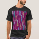 Recherche de plumes colorées tshirts Arrière plan