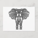 Recherche de henna cartes postales Éléphant