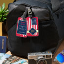 Recherche de drapeau des états unis bagages étiquettes Vintage