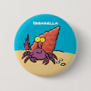 Recherche de crabe badges Illustration