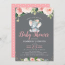 Recherche de elephant baby shower fille invitations Bébé