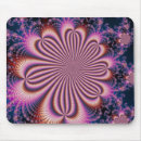 Recherche de fleur fractale tapis souris Rose