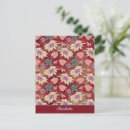 Zoek naar naadloos patroon briefkaarten Bloemen