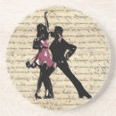 Recherche de danse classique dessous de verres Rétro