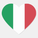 Recherche de coeur italien autocollants Pays