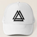 Zoek naar driehoeken petten Abstract