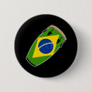 Recherche de drapeau du brésil badges Conception