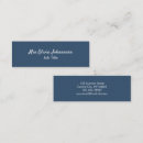Recherche de bleu mini cartes visite Minimaliste