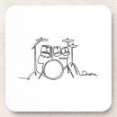Recherche de music dessous de verres Instrument