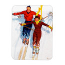 Recherche de ski alpin magnets Rétro