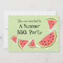 Recherche de motif de pastèque invitations Fruit