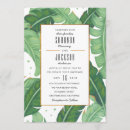 Recherche de peinture tropicale invitations Vert
