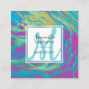 Recherche de palette cartes visite Monogramme