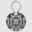 Recherche de damassé baroque Noir et blanc