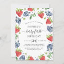 Recherche de blueberry invitations Fête de fraise