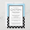 Recherche de haute société invitations Bleu