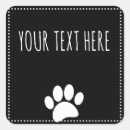Zoek naar zwart witte honden stickers Poten