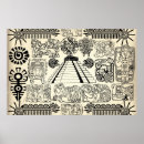 Recherche de symbole mexicain posters Maya