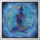 Recherche de posture de yoga posters Pleine conscience
