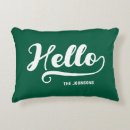 Recherche de vert foncé décoration coussins Rétro