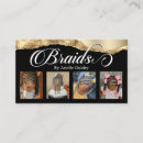 Recherche de braider cartes visite Salon de coiffure