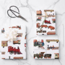 Recherche de train de jouet papier cadeau Train à vapeur