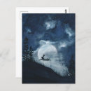 Recherche de lapin bleu cartes postales Aquarelle