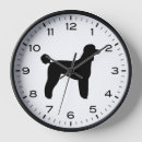 Recherche de chien de caniche horloges Animaux