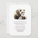 Recherche de panda baby shower invitations Mother to be