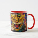Recherche de chat féroce tasses Tigre