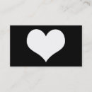 Recherche de coeurs cartes visite Pour elle